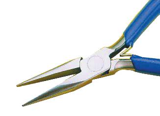 Pince à bec demi-rond lisse