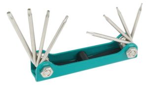 Jeu de 8 clés Torx sur monture