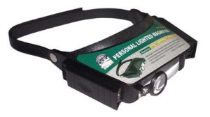 Loupe binoculaire à visière