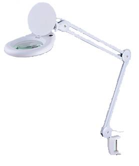 Lampe loupe ronde LED 5 dioptries