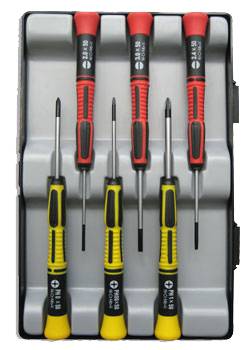 Jeu de 6 tournevis / Plats et Phillips