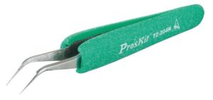 Brucelle fine coudée ESD