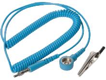 Cordon de table équipé d'une pression et fiche