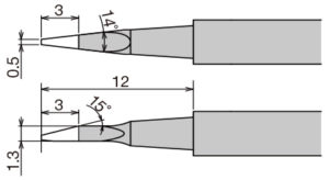 Panne 0,5mm pour Pince CMS