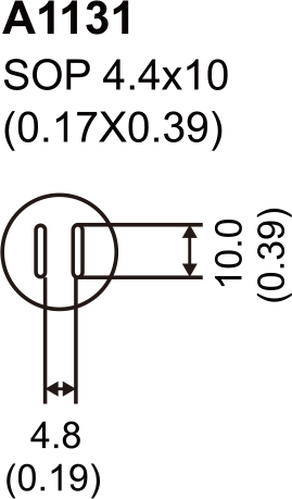 Buse SOP 4,4 x 10 pour SR-073