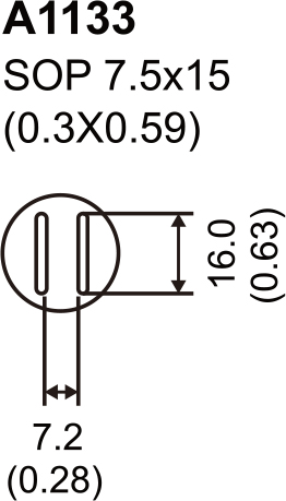 Buse SOP 7,5 x 15 pour SR-073
