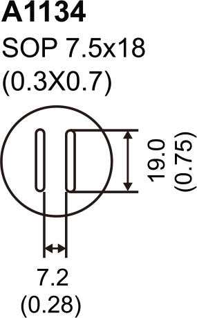 Buse SOP 7,5 x 18 pour SR-073